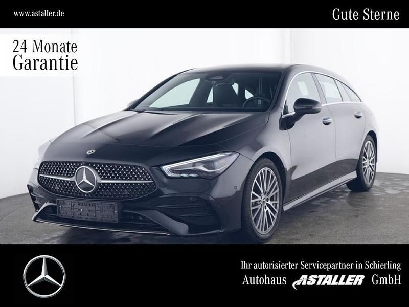 Metalliclack kosmosschwarz Gebraucht 2024 Mercedes CLA180 Shooting Brake AMG line Kombi | 30.800 € (Fairer Preis) - Bild 1/4