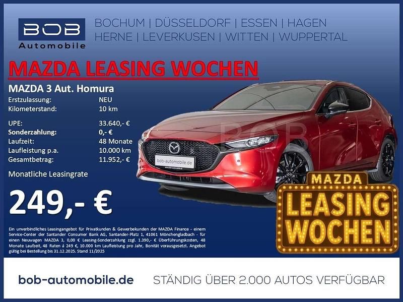 Soul red crystal Neu 2025 Mazda 3 Homura-Line Limousine | 27.777 € - Bild 1/3