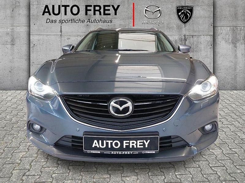 Gebraucht Mazda 6 Sports-Line 175 PS (128 kW) 2014 Saphirblau metallic Kombi