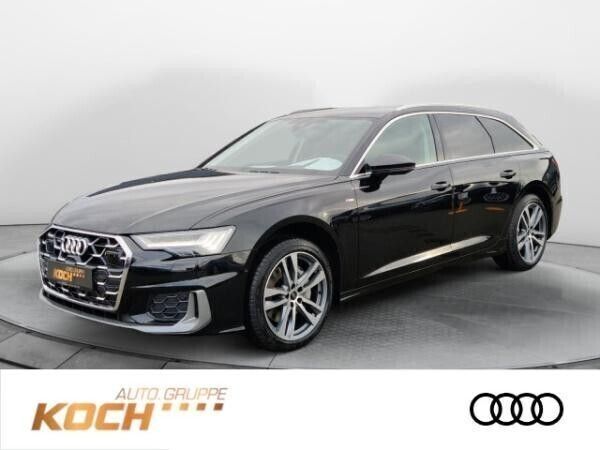 Schwarz (mythosschwarz metallic) Neu 2025 Audi A6 S-Line Kombi | 72.491 € (Fairer Preis) - Bild 1/4