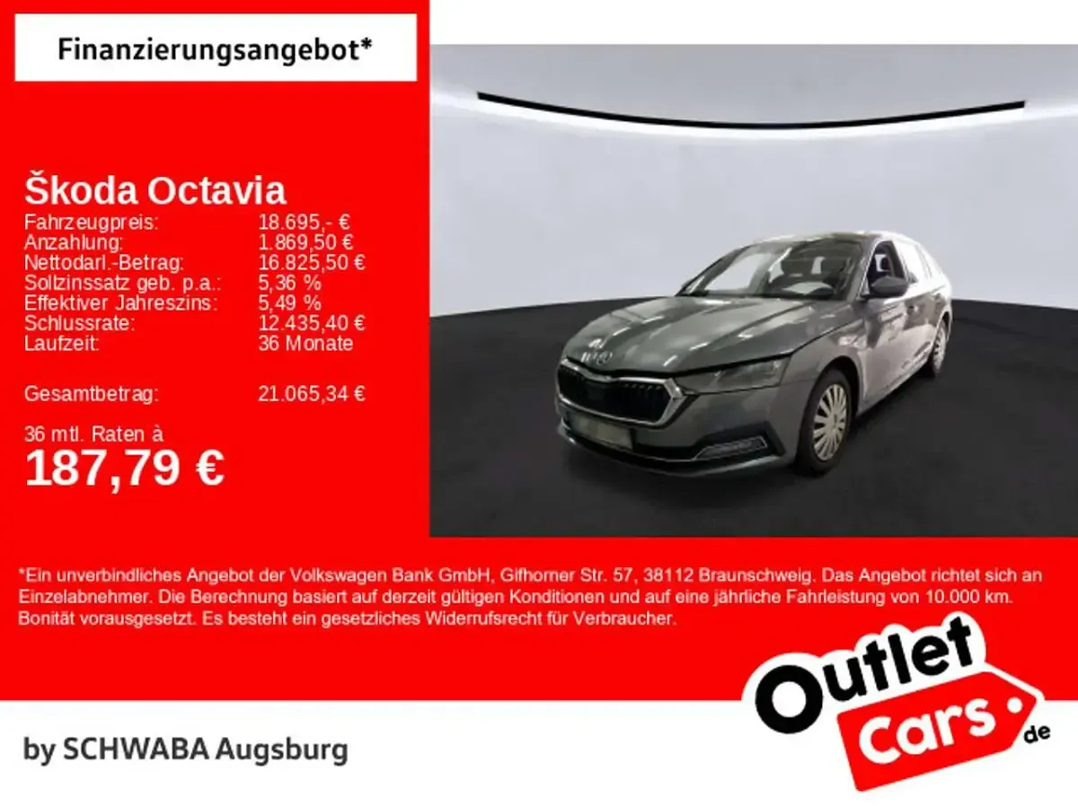 Gebraucht Skoda Octavia Style 150 PS (110 kW) 2023 Graphitegrau metallic Kombi