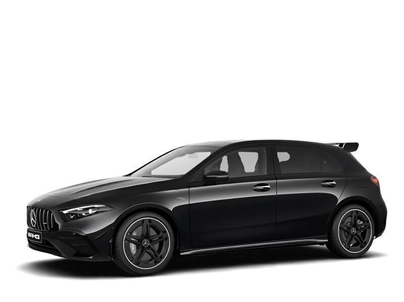 Schwarz Gebraucht 2024 Mercedes A35 AMG AMG Coupé | 51.889 € - Bild 1/4