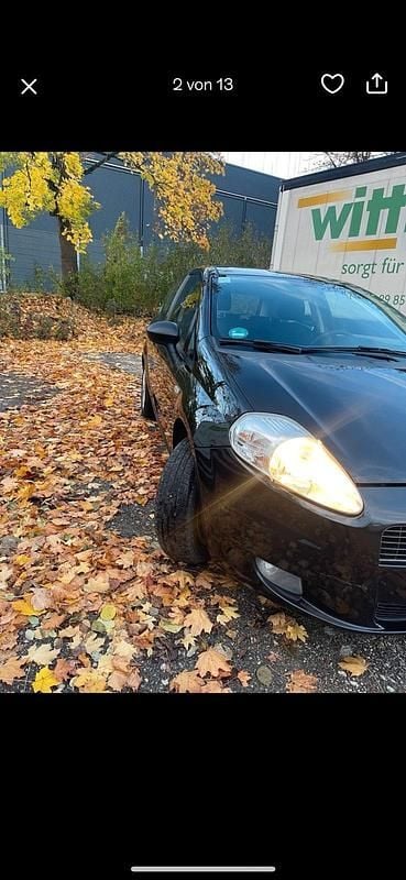Gebraucht Fiat Punto 77 PS (56 kW) 2008 Schwarz Kleinwagen