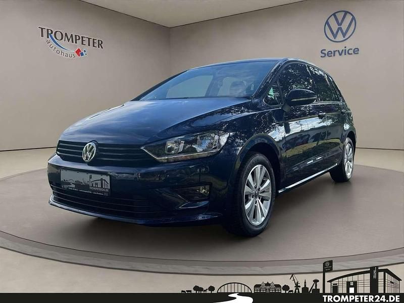 Night blue metallic Gebraucht 2014 VW Golf Sportsvan Trendline Van / Kleinbus | 9.890 € (Fairer Preis) - Bild 1/4