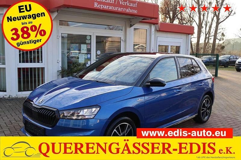 Neu Skoda Fabia Monte Carlo 116 PS (85 kW) 2025 Blau Limousine
