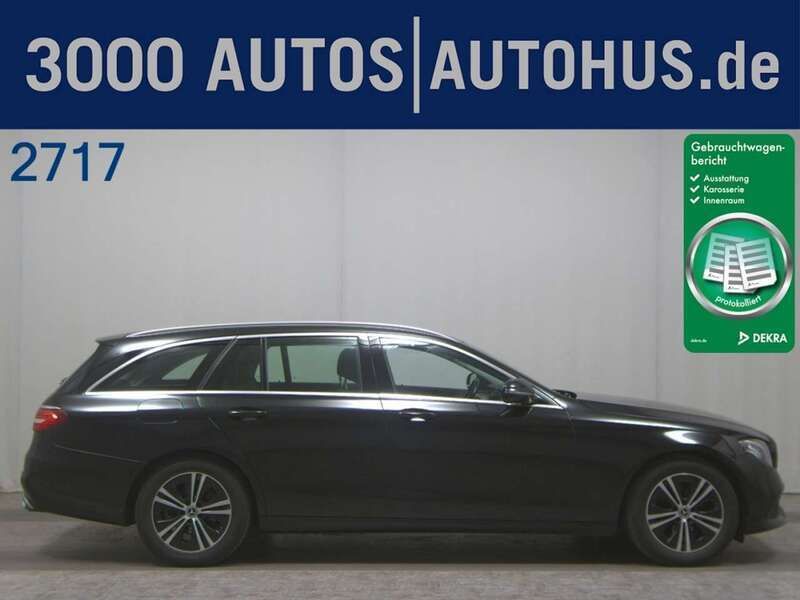 Schwarz Gebraucht 2020 Mercedes E220 Avantgarde Kombi | 25.480 € (Superpreis) - Bild 1/4