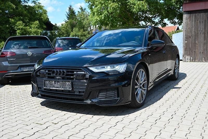 Brillantschwarz Gebraucht 2021 Audi A6 S-Line Kombi | 35.999 € (Fairer Preis) - Bild 1/4