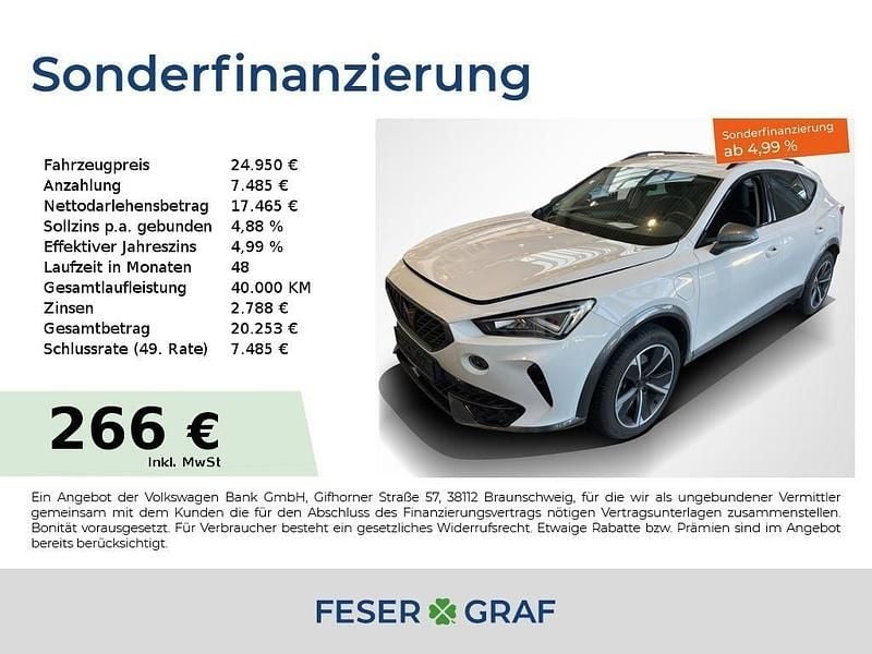 Weiss Gebraucht 2023 Cupra Formentor SUV | 24.950 € (Superpreis) - Bild 1/2