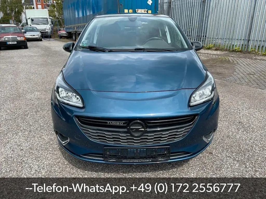 Używany Opel Corsa 101 KM (74 kW) 2016 Niebieski Hatchback