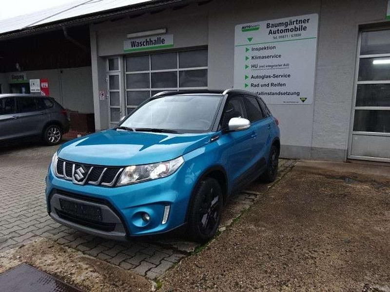 Blau Gebraucht 2018 Suzuki Vitara SUV | 17.690 € (Fairer Preis) - Bild 1/4