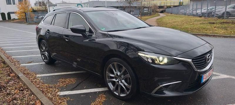 Schwarz Gebraucht 2015 Mazda 6 Sports-Line Kombi | 5.990 € (Superpreis) - Bild 1/4