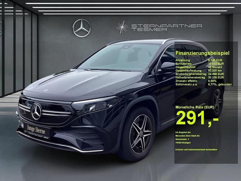 Metalliclack kosmosschwarz Gebraucht 2021 Mercedes EQA250 AMG SUV | 27.490 € (Fairer Preis) - Bild 1/3
