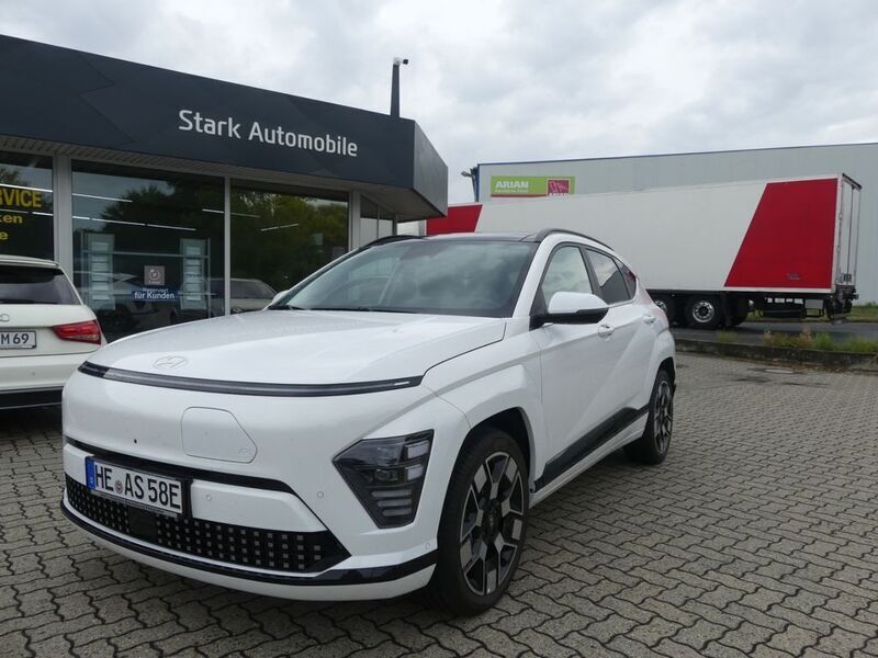 Serenity white Gebraucht 2023 Hyundai Kona Prime SUV | 35.490 € (Guter Preis) - Bild 1/4