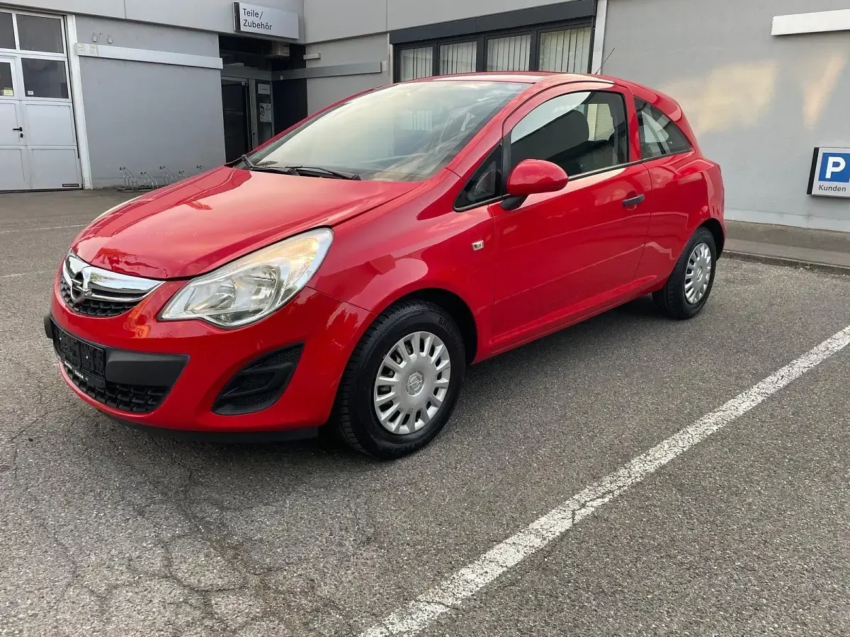 Gebraucht Opel Corsa 69 PS (50 kW) 2012 Rot Kleinwagen