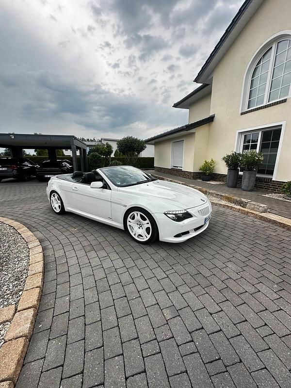 Weiß Gebraucht 2009 BMW 635 Cabriolet M Sport Cabrio | 22.900 € - Bild 1/4