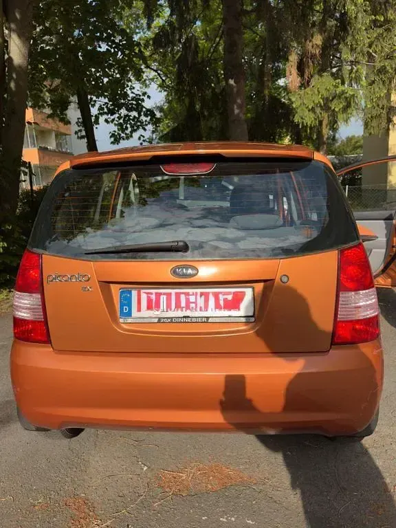Gebraucht Kia Picanto EX 65 PS (47 kW) 2006 Orange Kleinwagen