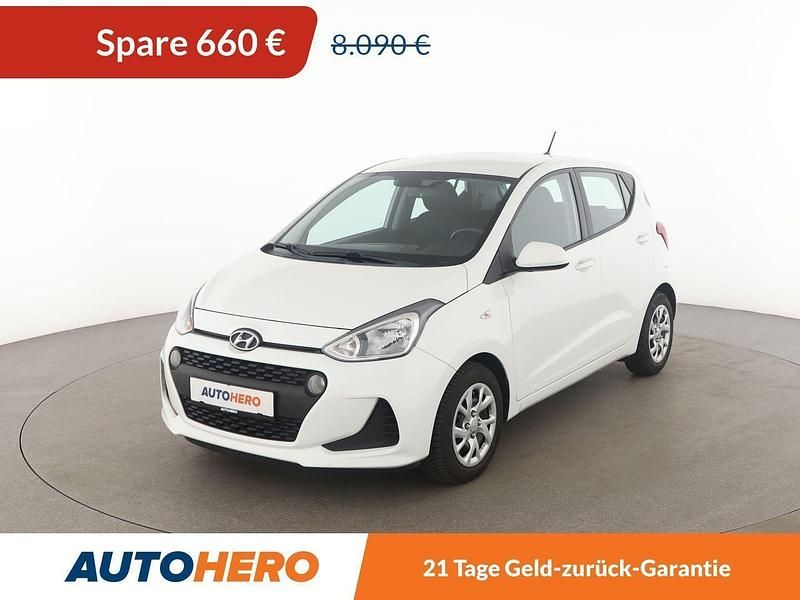 Weiß Gebraucht 2018 Hyundai i10 Trend Kleinwagen | 7.430 € (Fairer Preis) - Bild 1/3