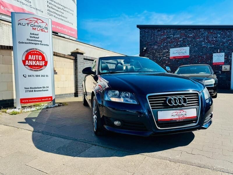 Blau Gebraucht 2009 Audi A3 Cabriolet Comfort Cabrio | 6.488 € (Fairer Preis) - Bild 1/4