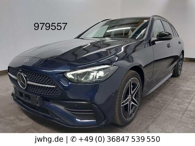 Blau Gebraucht 2022 Mercedes C300e AMG Limousine | 31.450 € (Guter Preis) - Bild 1/4