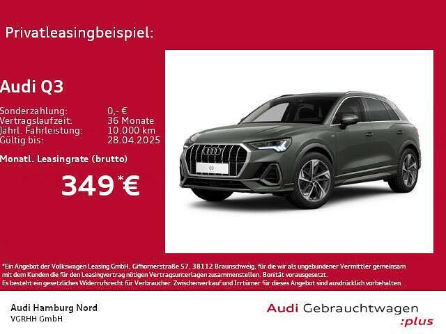 Gebraucht Audi Q3 S-Line 150 PS (110 kW) 2024 Z7 chronosgrau metallic SUV