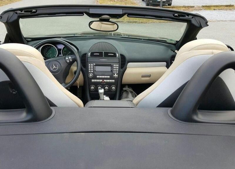 Schwarz Gebraucht 2004 Mercedes SLK200 Cabrio | 8.500 € (Guter Preis) - Bild 1/4