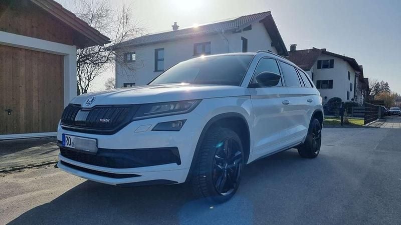 Gebraucht Skoda Kodiaq RS 239 PS (175 kW) 2020 Weiß SUV