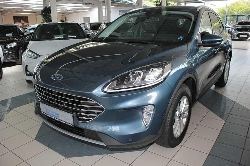 Chroma blau met. Gebraucht 2022 Ford Kuga Titanium X SUV | 24.450 € (Superpreis) - Bild 1/4