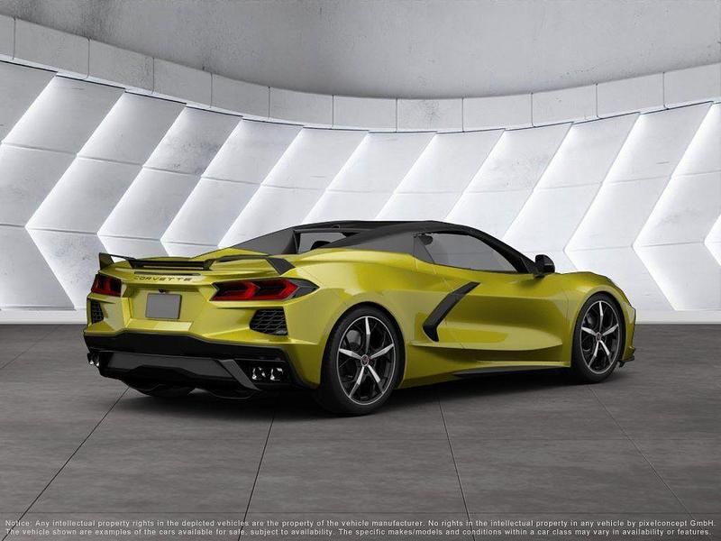 Nowe Corvette C8 482 KM (354 kW) 2025 Żółty Coupe