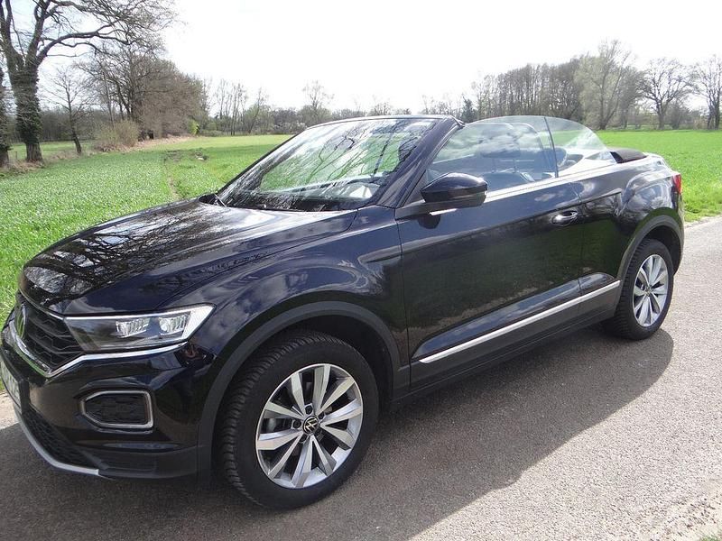 Gebraucht VW T-Roc Cabriolet Style 150 PS (110 kW) 2021 Schwarz Cabrio