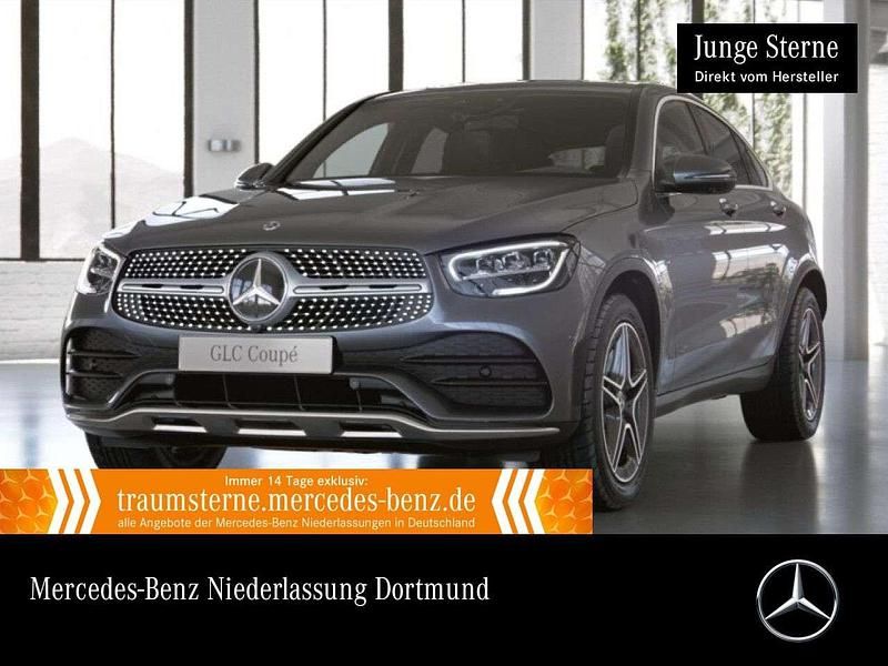 Grau Gebraucht 2021 Mercedes GLC300e AMG Coupé | 43.890 € (Etwas zu teuer) - Bild 1/3