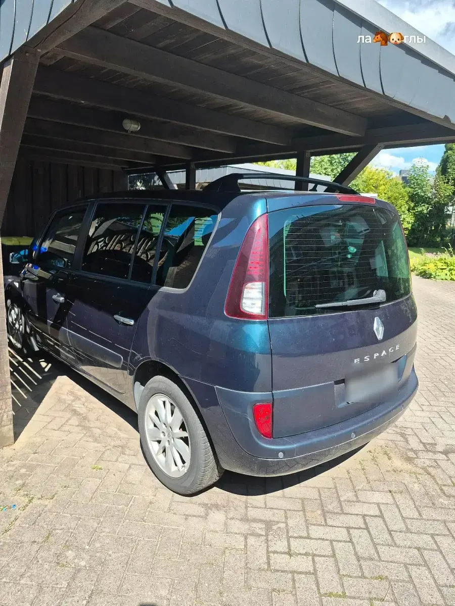 Gebraucht Renault Espace 170 PS (125 kW) 2007 Blau Van / Kleinbus