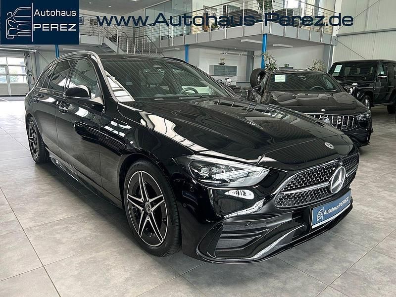 Schwarz Gebraucht 2024 Mercedes C200 AMG Kombi | 38.439 € (Etwas zu teuer) - Bild 1/4