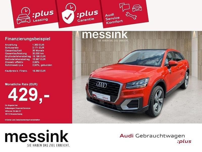 Korallenorange metallic Gebraucht 2017 Audi Q2 Design SUV | 18.350 € (Fairer Preis) - Bild 1/4