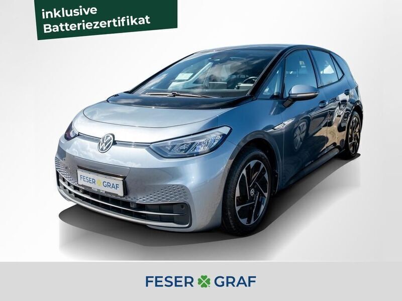 Stonewashed blue metallic schwarz Gebraucht 2020 VW ID.3 Pro Performance Kleinwagen | 18.340 € (Fairer Preis) - Bild 1/4