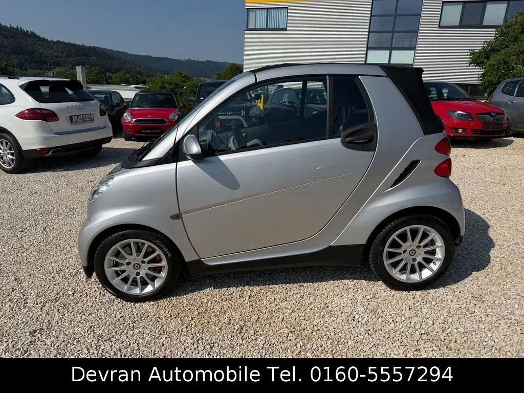 Gebraucht Smart ForTwo Cabrio Basis 71 PS (52 kW) 2008 Silber Cabrio