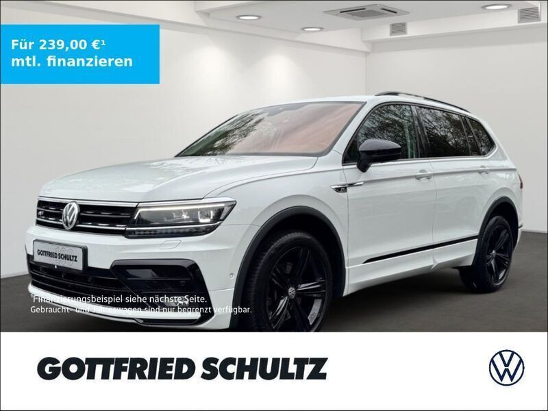Pure white Gebraucht 2021 VW Tiguan Allspace R-line SUV | 34.590 € (Fairer Preis) - Bild 1/4