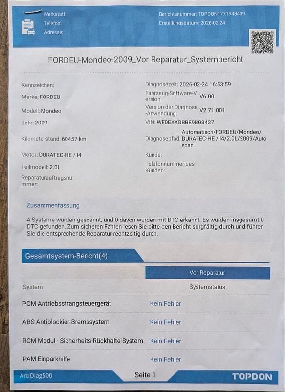 Gebraucht Ford Mondeo Ghia 145 PS (106 kW) 2009 Silber Limousine