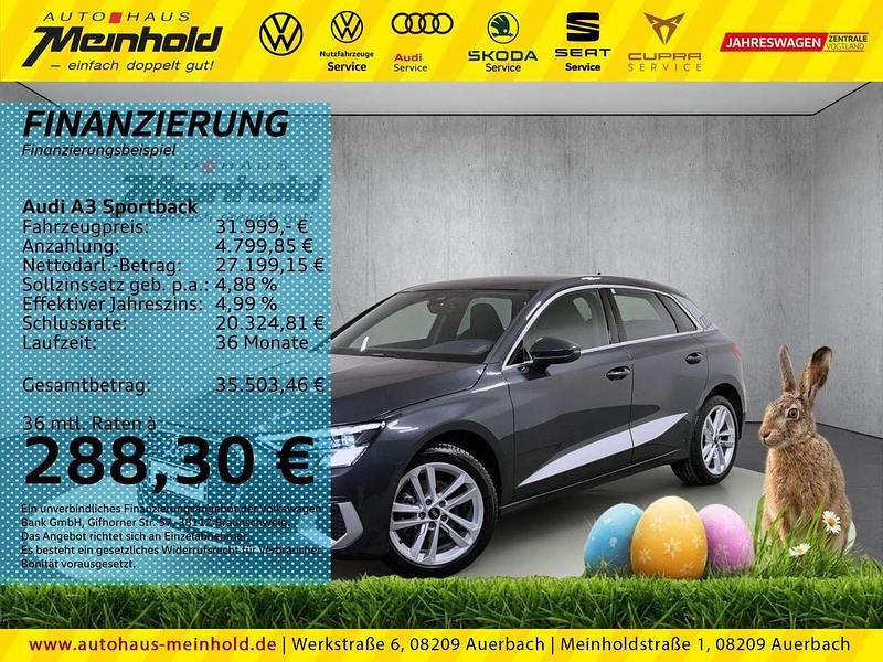 Gebraucht Audi A3 Advanced 150 PS (110 kW) 2024 Manhattangrau metallic Limousine