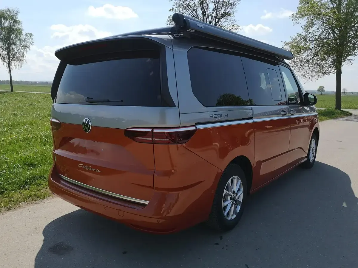 Neu VW California Highline 2026 Monosilber met./energetic orange met. dach schwarz Van