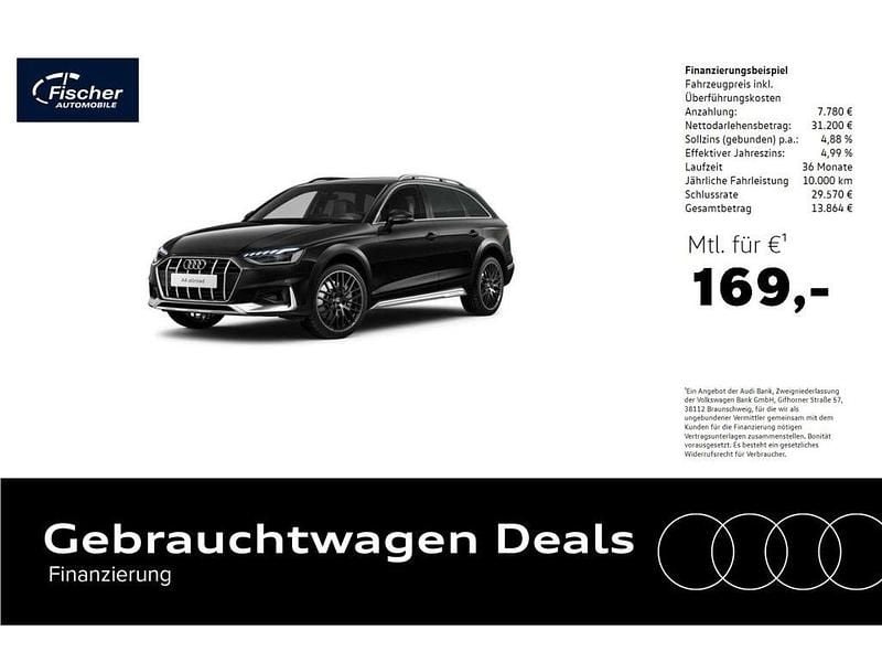 Schwarz Gebraucht 2022 Audi A4 Allroad Sport Kombi | 38.980 € (Fairer Preis) - Bild 1/4