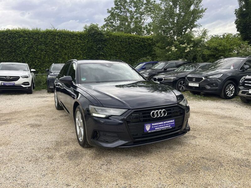 Firmamentblau metallic Gebraucht 2021 Audi A6 Sport Kombi | 24.599 € (Guter Preis) - Bild 1/4