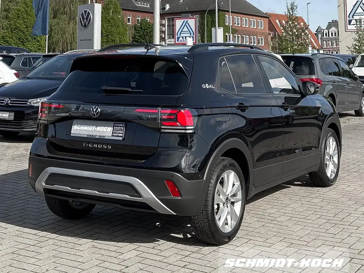Gebraucht VW T-Cross Goal 116 PS (85 kW) 2025 Deep black perleffekt (schwarz) SUV