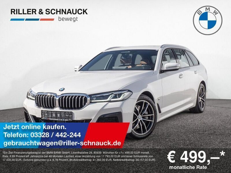 Weiß Gebraucht 2022 BMW 540 M Sport Limousine | 45.950 € (Superpreis) - Bild 1/4