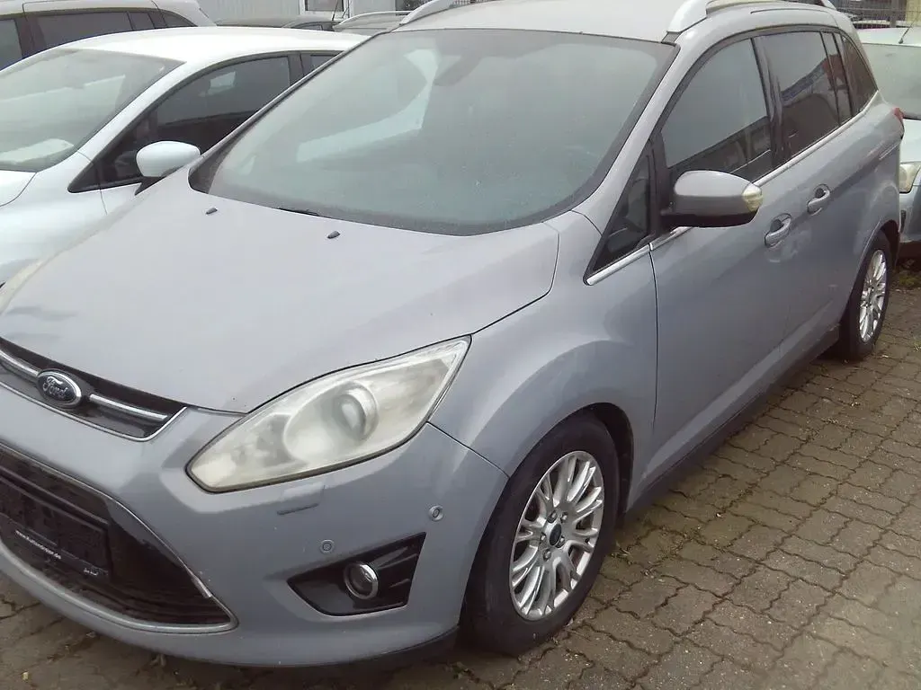 Używany Ford Grand C-Max Titanium 163 KM (119 kW) 2012 Srebrny Minivan