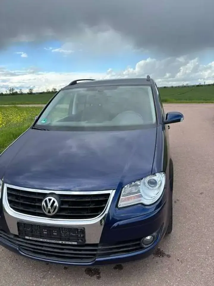 Gebraucht VW Touran Trendline 140 PS (102 kW) 2007 Blau Van / Kleinbus