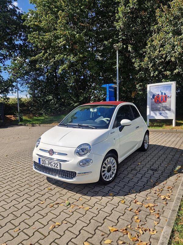 Weiß Gebraucht 2021 Fiat 500C Cabrio | 13.300 € (Fairer Preis) - Bild 1/4