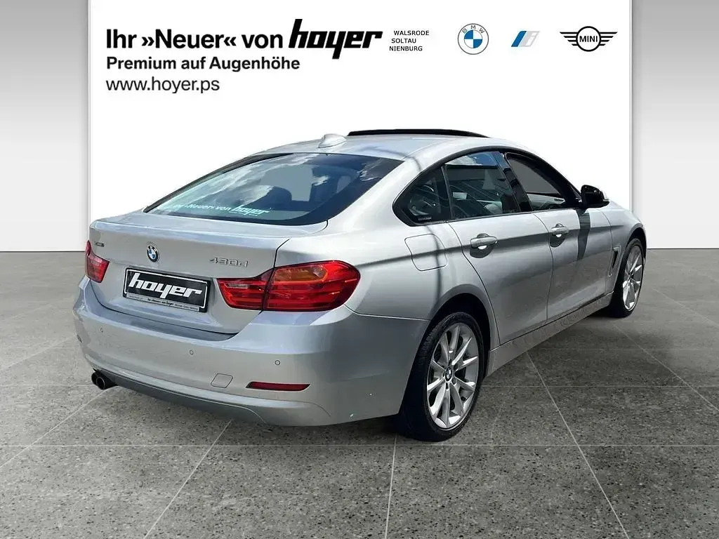 Gebraucht BMW 430 Gran Coupé Performance 258 PS (189 kW) 2014 Glaciersilber (metallic) Coupé