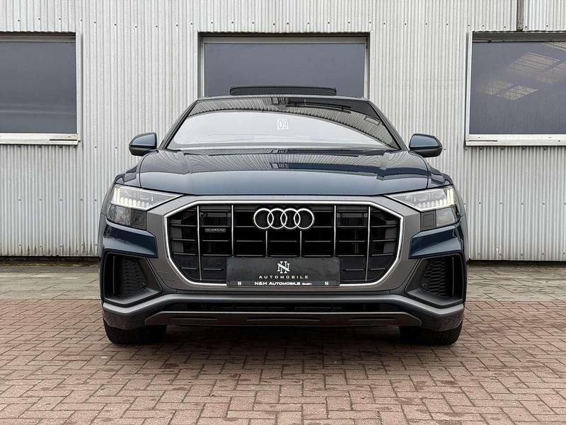 Gebraucht Audi Q8 S-Line 286 PS (210 kW) 2018 Galaxisblau metallic SUV