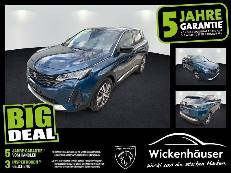 Blau Gebraucht 2022 Peugeot 3008 Allure SUV | 21.990 € (Superpreis) - Bild 1/4