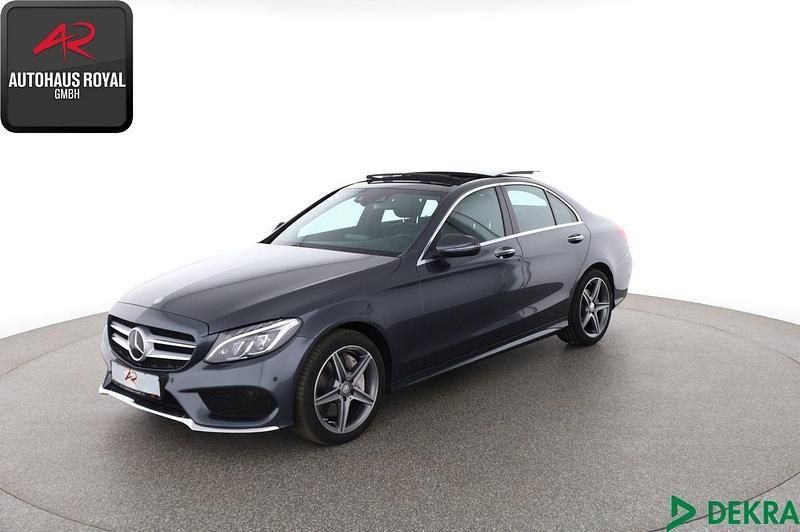 Grau Gebraucht 2015 Mercedes C400 AMG Limousine | 28.880 € (Fairer Preis) - Bild 1/4